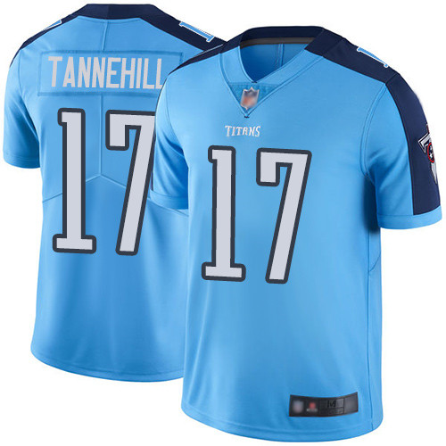 Tennessee Titans Limited Light Blue Men Ryan Tannehill Jersey NFL Football #17 Rush Vapor Untouchable